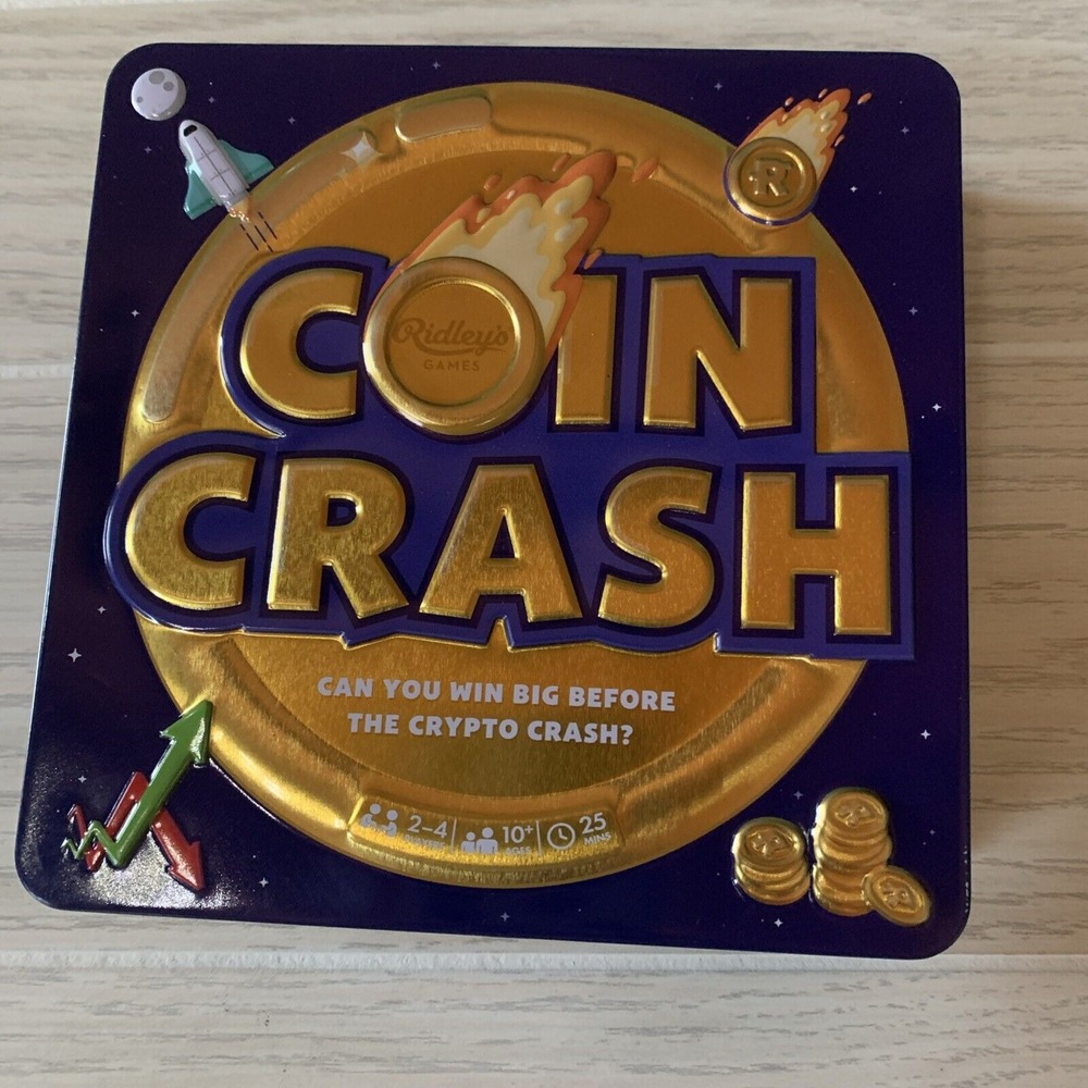 Coin Crash - Fun Crypto Board Game for 2-4 Players